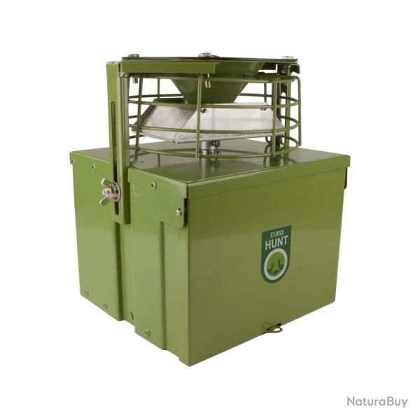 EUROHUNT Automatic Feeder PRO 12V - Mangeoire Automatique Chasse Haute Performance