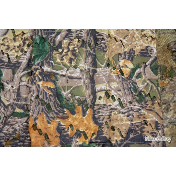 ALPJAGD Filet de Camouflage 1,5 x 3m Feuillage Polyester - Aff�t Chasse Pigeons et Corvid�s