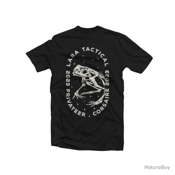Lara Tactical T Shirt Lara Tactical Privateer Corsaire 2023 Noir