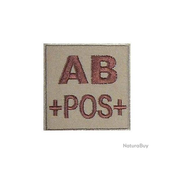 Patch Groupe Sanguin B- Noir