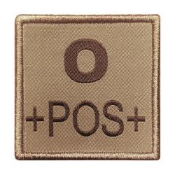 Patch Groupe Sanguin O+ Tan