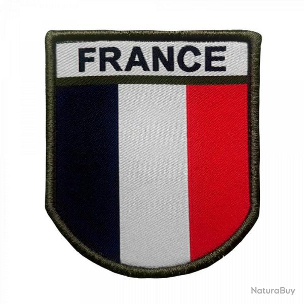 Ecusson France Basse Visibilite Brode Sur Tissu