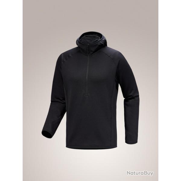 Delta Ar Half Zip Hoody -Ranger Green -L