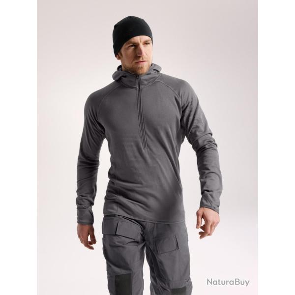 Delta Ar Half Zip Hoody -Wolf -Xl