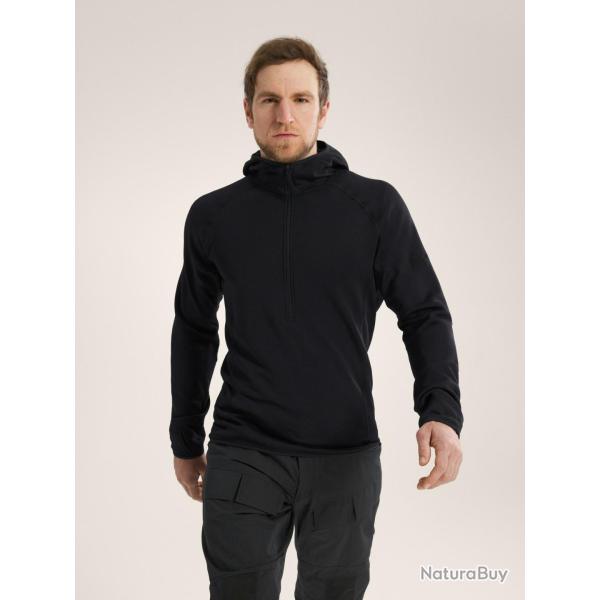 Delta Ar Half Zip Hoody -Wolf -S