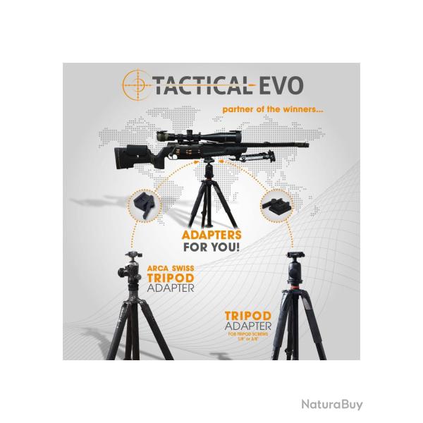 Adaptateur Pour Rotule De  Tripieds Avec 1/8 "Ou 3/8" Vis Standard Video