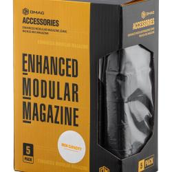 Chargeur AEG High-cap M4 noir 350 coups - Pack 5 chargeurs M4 AEG DMAG 350 BB's