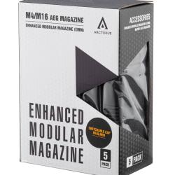 Chargeur AEG ARCTURUS AR MOD1 M4/M16 30/130 RDS - NOIR - Pack de 5 chargeurs AEG ARCTURUS AR MOD1 M4