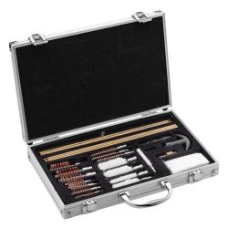 Coffret de nettoyage pour canons armes d'&eacute;paule et de poings (34 pi&egrave;ces)