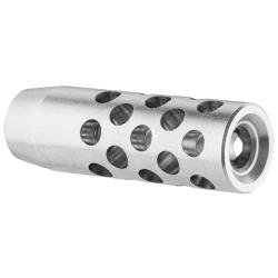 Frein de bouche Audere HMB finition inox pour carabine - cal.30 M18x1