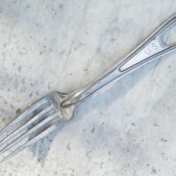 US ARMY - fourchette US Silco Stainless - Normandie 1944  WWII - lib 2