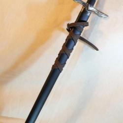 Dague m&eacute;di&eacute;vale avec fourreau - d&eacute;corative - EBR24DAP001