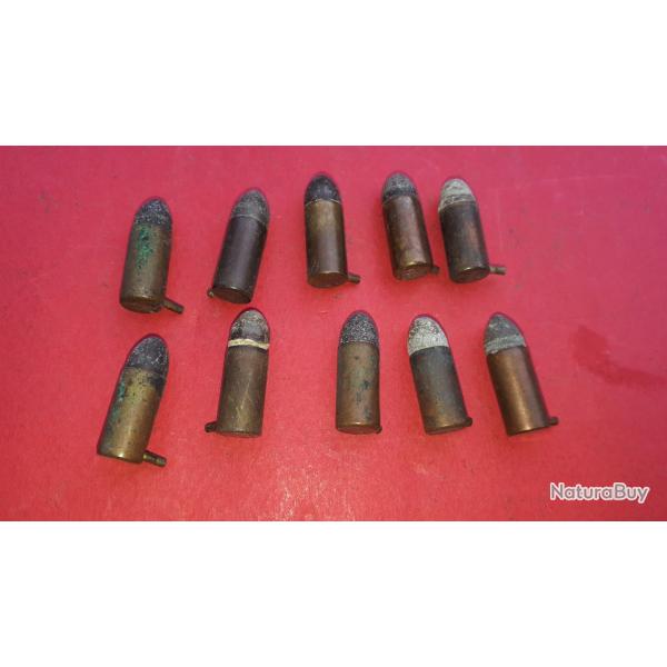 Lot de 10 Cartouches 7MM Broche Marquages Divers � Poudre Noire