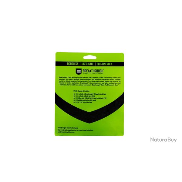 Kit de Nettoyage Militaire Standard Ar15 avec Clp All-in-one