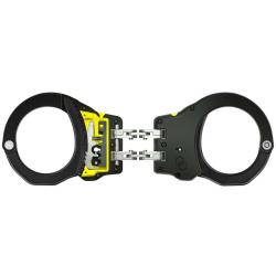Menottes Ultra Plus Hinge Identif Acier Jaunes 1 Pawl (Yellow - Tactical)