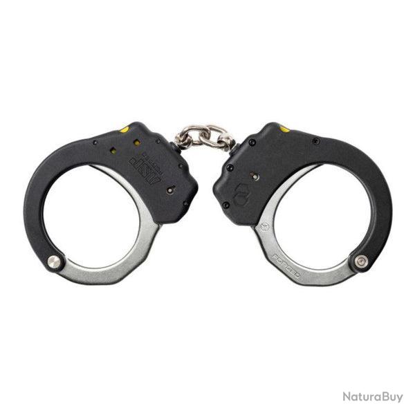 Menottes Ultra Plus Hinge Identif Acier Grises 1 Pawl (Yellow - Tactical)