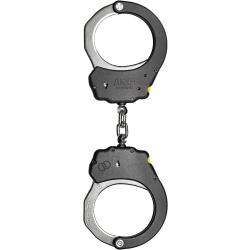 Menottes Ultra Plus Hinge Acier Noires 1 Pawl (Yellow, Tactical)