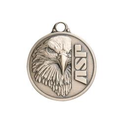 Key Return System - Eagle, Round (Nickel Silver)