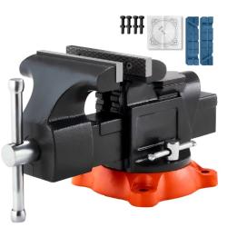 &Eacute;tau &Eacute;tabli Polyvalent Largeur M&acirc;choire 127 mm, &Eacute;tau Atelier Fonte Ductile, 125 mm avec Enclume