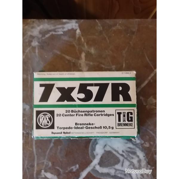 Balles Brenneke 7x57R