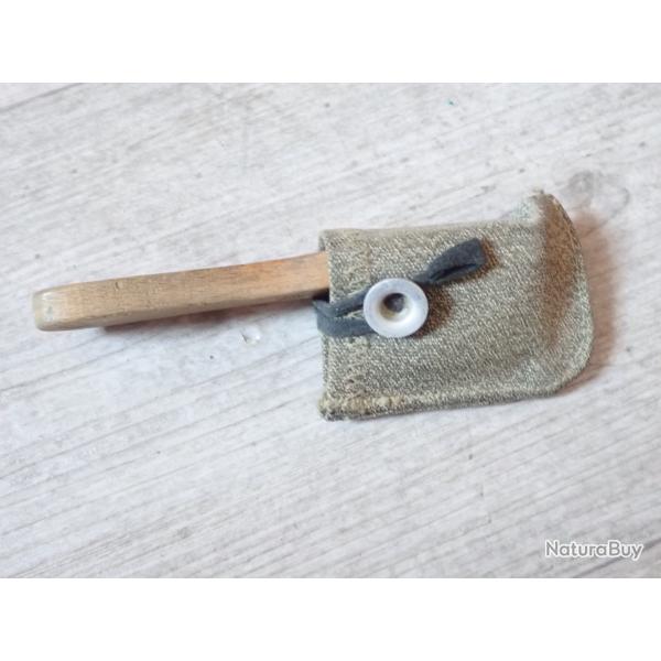 Brosse de nettoyage cuirs ou chaussures, d'ordonnance suisse. Paquetage r�glementaire