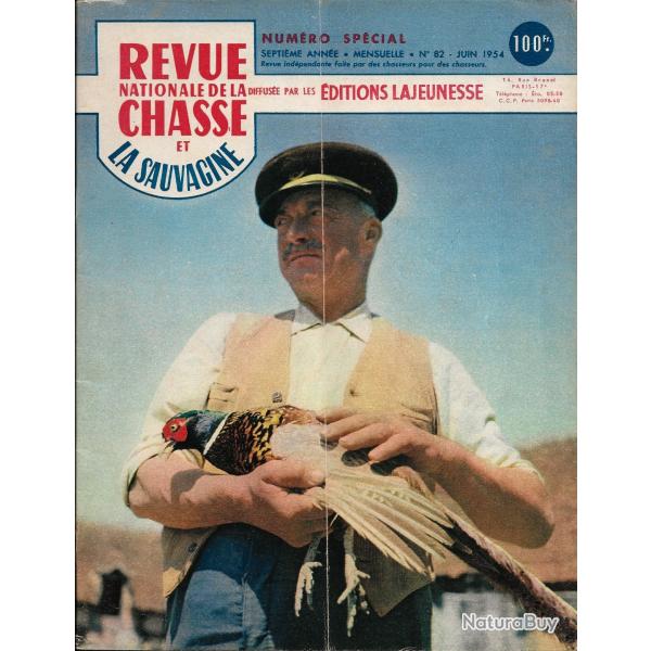 Magazine Revue Nationale de la Chasse 1954.