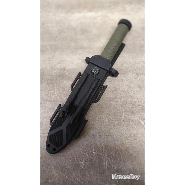 COUTEAU DE COMBAT/SURVIE/COMMANDO TACTIQUE