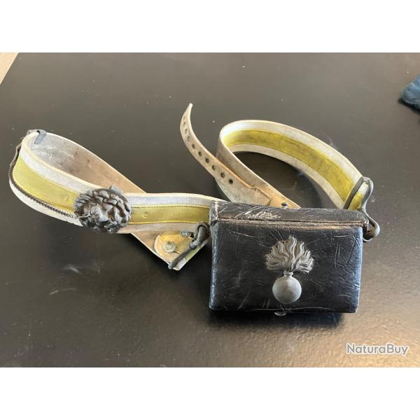 Giberne de gendarme mod 1889/04 - militaria - ww1