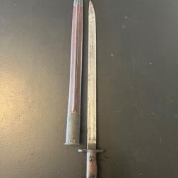 Ba&iuml;onnette Enfield 1907 dat&eacute;e 1916 - militaria - ww1 ww2