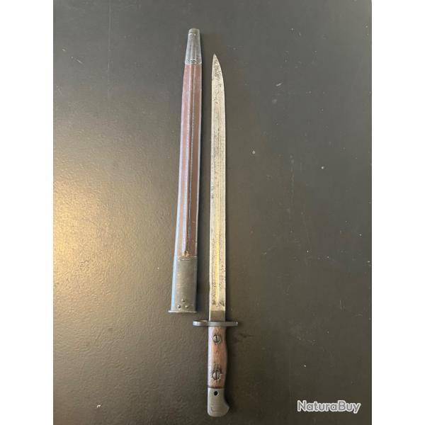Ba�onnette Enfield 1907 dat�e 1916 - militaria - ww1 ww2