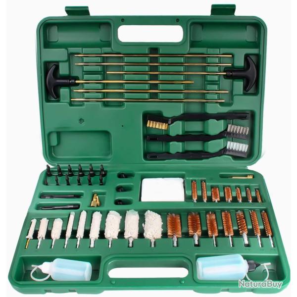 Kit de Nettoyage Armes et Pistolet Universel, pour Toutes Les Armes et Calibres