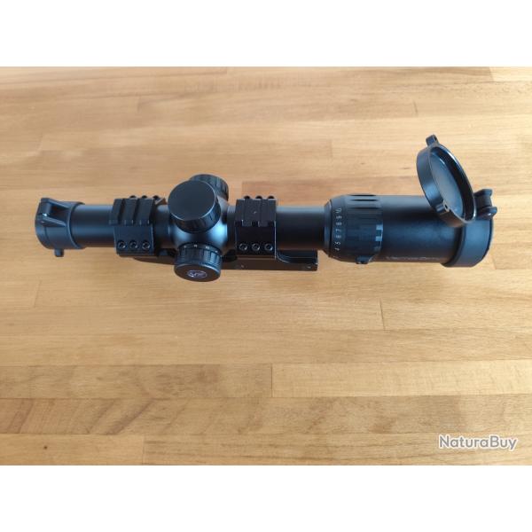 Vector Optics Constantine 1-10x24 lumineux + Montage Picatinny