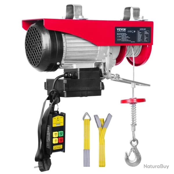 Palan �lectrique sans fil 400kg avec treuil en fil d'acier � hauteur de levage de c�ble unique