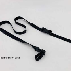 Set De Sangle Bas-Bas Pour Panneau Horizontal Coloris Noir (Sku : 000107)