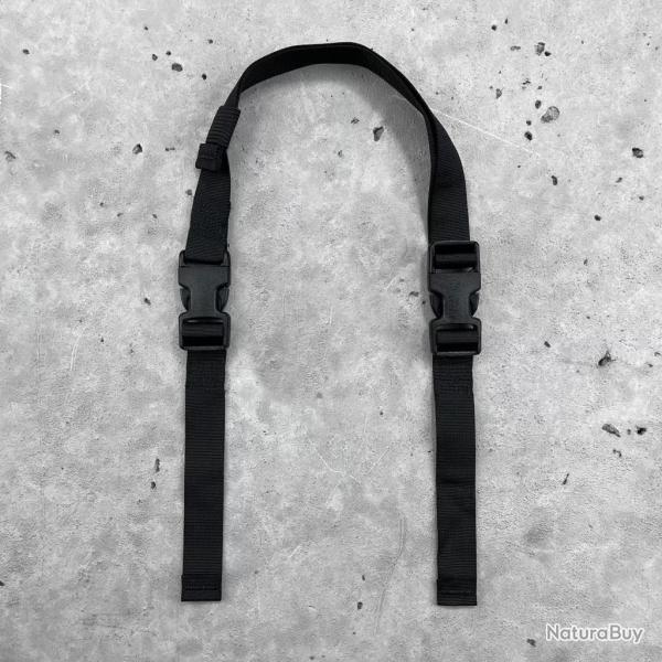 D-Ring Headrest Post "Top" Side-Release Buckle Sewn Mounting Straps