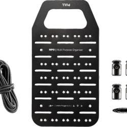 POIGNEE 4x3 POUR PANNEAU ORGANISATEUR POLYVALENT - NOIR