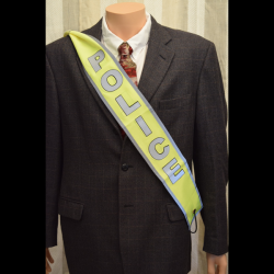 Safety Banner Pocket Pouch Securite Yellow