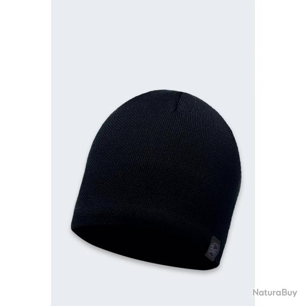 Bonnet Knitted &amp; Polar (buff) - Noir