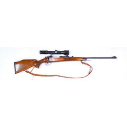 Superbe carabine &agrave; verrou Brno ZKK600 en calibre 7x64 avec Lunette Svarowski 1,5-6 X42.