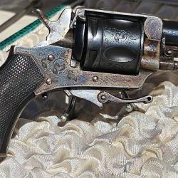 Splendide Revolver Bulldog calibre 320 5 coups DA SA