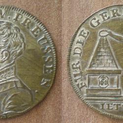 Medaille Allemagne Prussienne Fur Die Gerechte Sache Fri Wil III Koe V