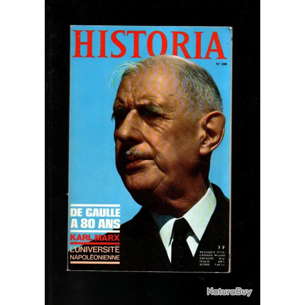 historia 288, 1870 si�ge de paris, de gaulle, karl marx, le soldat inconnu, ben barka, �douard VIII,