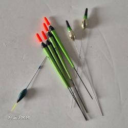 Lot de 7 flotteurs diff&eacute;rents  , Sensas pour la p&ecirc;che aux coups