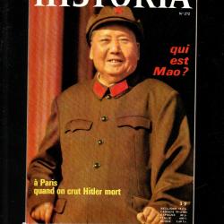 historia 272 paris 20 juillet 44, gambetta, mao, hudson lowe, salazar, alain gerbault, cherbourg 44