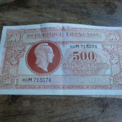 monnaie 500 francs  marianne 65 M 713074