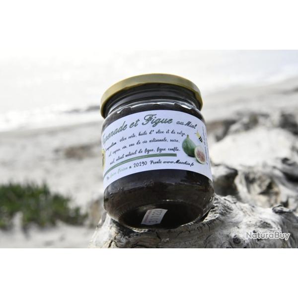 Tapenade corse et figue au miel