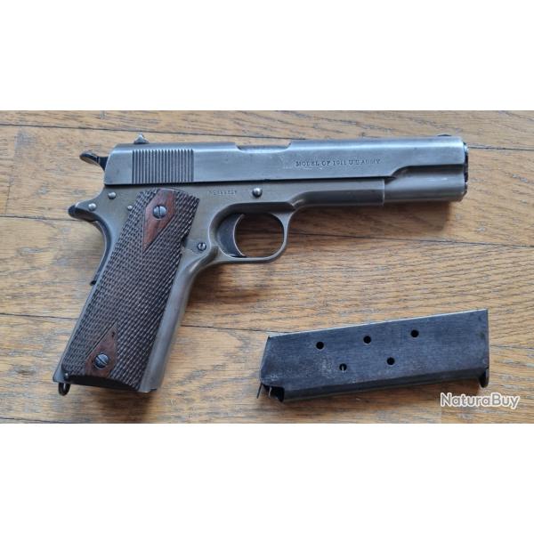 Colt 1911 M1911 Us Army calibre .45 ACP WW1