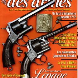 gazette des armes 443 revolvers lepage moutier, r&eacute;mington rolling block army 1871,