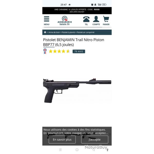 Benjamin Trail Nitro Piston