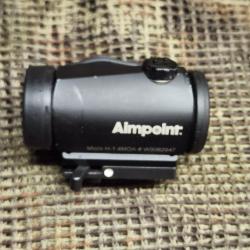 Aimpoint micro h1 4moa avec montage amovible MAK sur pied avant